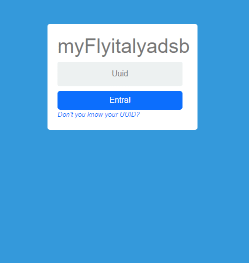 myflyitalyadsb login page